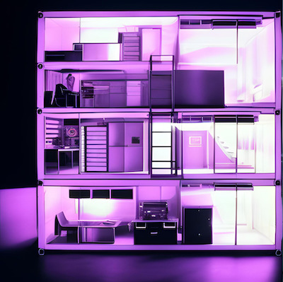 House that has data stored in rooms